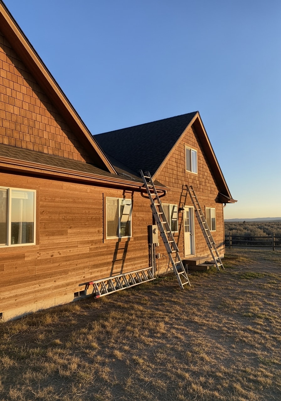 Weiser home exterior showing quality work suited to rural property standards.